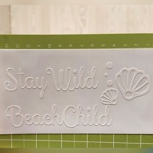 Stay Wild Beach Child Decal